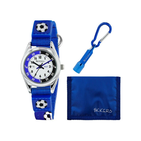 Tikkers Football Watch Gift Set Kids Blue Mix 5 Tikkers Football Watch Gift Set Kids Blue Mix - Image 3