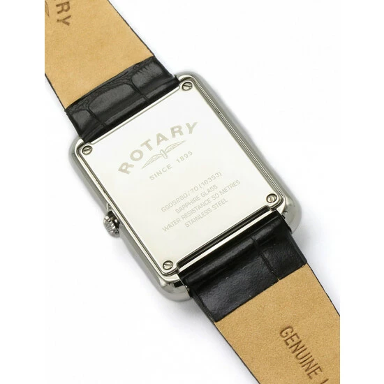 Rotary Casual Black Leather Watch Men Black Mix 7 Rotary Casual Black Leather Watch Men Black Mix - Image 5