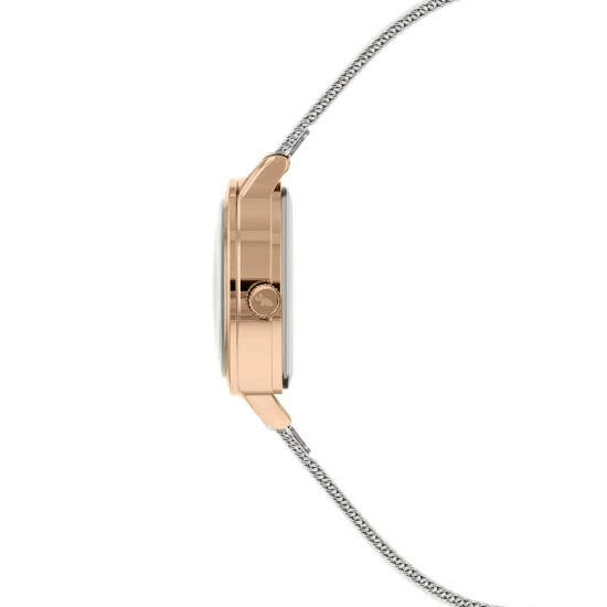 Radley Dog Rose Gold Plated Mesh Bracelet Analogue Quartz Watch Women White Mix 4 Radley Dog Rose Gold Plated Mesh Bracelet Analogue Quartz Watch Women White Mix - Image 2