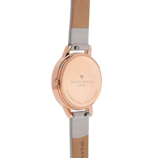 Olivia Burton Abstract Floral Pink Leather Watch Women Pink Mix 6 Olivia Burton Abstract Floral Pink Leather Watch Women Pink Mix - Image 4