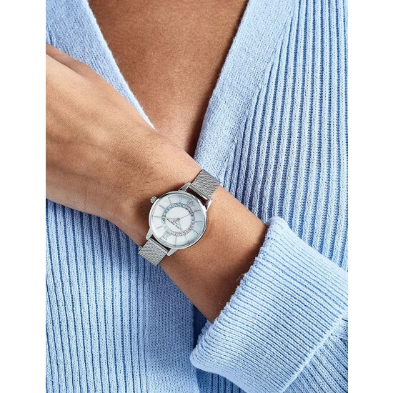 Olivia Burton Rainbow Sparkle Wonderland Silver Watch Women 4 Olivia Burton Rainbow Sparkle Wonderland Silver Watch Women - Image 2