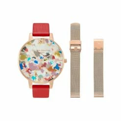 Olivia Burton Pop Art Red Leather And Stainless Steel Bracelet Watch Women 19 Olivia Burton Pop Art Red Leather And Stainless Steel Bracelet Watch Women -Casio Shop unnamed file 1874
