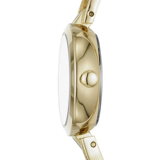 DKNY Crosswalk Gold Tone Bracelet Watch Women 6 DKNY Crosswalk Gold Tone Bracelet Watch Women - Image 4