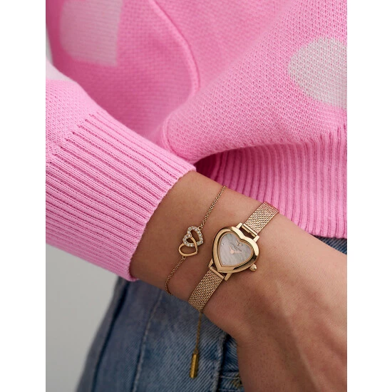 Olivia Burton Mini Heart Rose Gold Watch Women Golden Rose 4 Olivia Burton Mini Heart Rose Gold Watch Women Golden Rose - Image 2