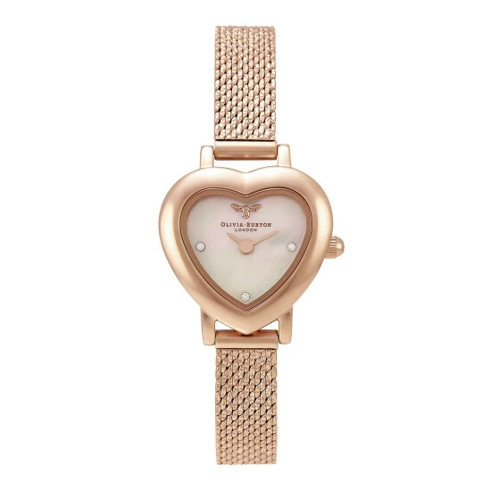 Olivia Burton Mini Heart Rose Gold Watch Women Golden Rose 7 Olivia Burton Mini Heart Rose Gold Watch Women Golden Rose - Image 5