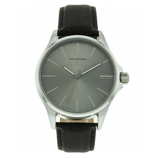 Ben Sherman Black Leather Quartz Watch Men Black Mix 10 Ben Sherman Black Leather Quartz Watch Men Black Mix - Image 8
