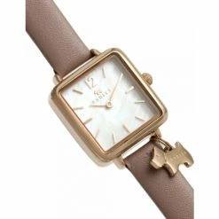 Radley Scottie Dog Charm Leather Strap Quartz Watch Women Pink Mix -Casio Shop unnamed file 1913