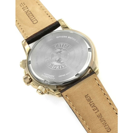 Citizen Calibre 8700 Eco-Drive Leather Watch Men Brown Mix 4 Citizen Calibre 8700 Eco-Drive Leather Watch Men Brown Mix - Image 2