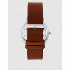 Skagen Signatur Brown Leather Watch Men Blue Mix -Casio Shop unnamed file 1940