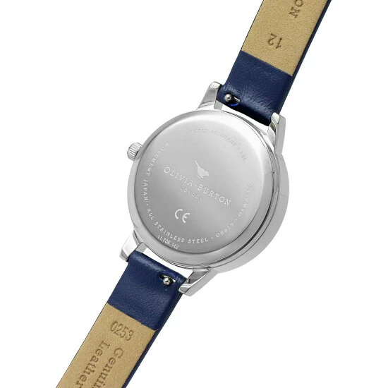 Olivia Burton Celestial Blue Leather Watch Women 6 Olivia Burton Celestial Blue Leather Watch Women - Image 4