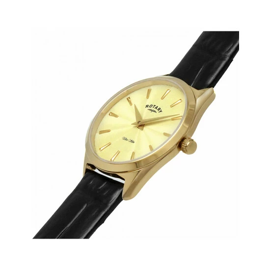 Rotary Ultra Slim Leather Watch Women Light Pink 4 Rotary Ultra Slim Leather Watch Women Light Pink - Image 2