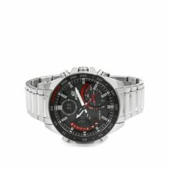 Casio Edifice Combination Solar Stainless Steel Watch Men Black Mix