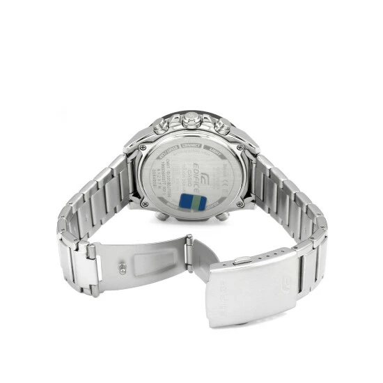 Casio Edifice Combination Solar Stainless Steel Watch Men Black Mix 6 Casio Edifice Combination Solar Stainless Steel Watch Men Black Mix - Image 4