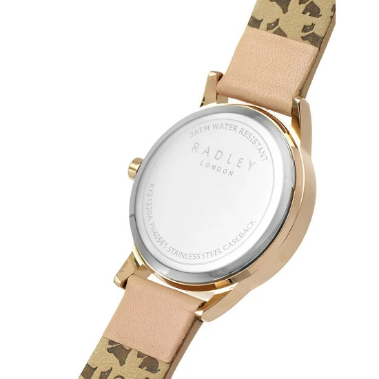 Radley Champagne Leather Watch Women Light Pink Mix 6 Radley Champagne Leather Watch Women Light Pink Mix - Image 4