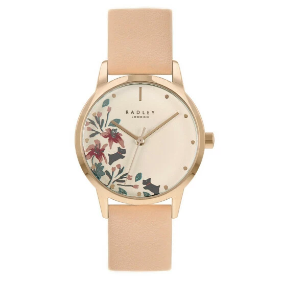 Radley Champagne Leather Watch Women Light Pink Mix 7 Radley Champagne Leather Watch Women Light Pink Mix - Image 5