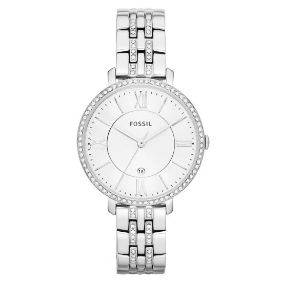 Fossil Jacqueline Analogue Quartz Watch Women Silver Mix 5 Fossil Jacqueline Analogue Quartz Watch Women Silver Mix - Image 3