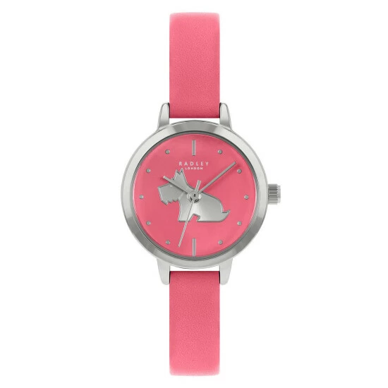 Radley Pink Leather Analogue Quartz Watch Women Pink Mix 7 Radley Pink Leather Analogue Quartz Watch Women Pink Mix - Image 5