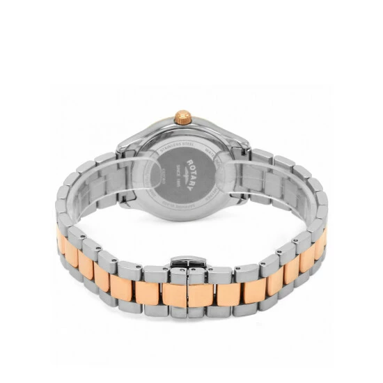 Rotary Classic Water Resistant Analogue Quartz Watch Women Silver Mix 3 Rotary Classic Water Resistant Analogue Quartz Watch Women Silver Mix