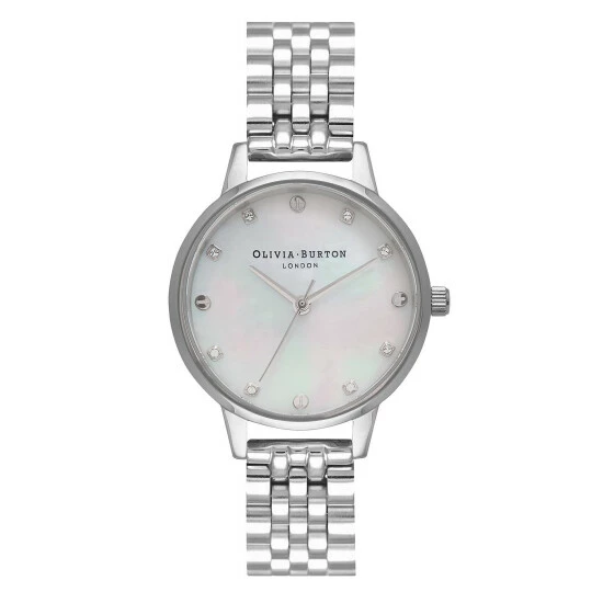 Olivia Burton Mother Of Pearl Silver Quartz Watch Women 7 Olivia Burton Mother Of Pearl Silver Quartz Watch Women - Image 5
