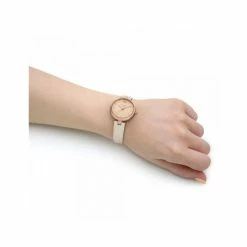 Radley Grey Leather Watch Women White Mix