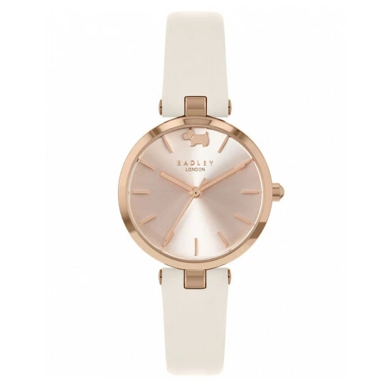Radley Grey Leather Watch Women White Mix 5 Radley Grey Leather Watch Women White Mix - Image 3