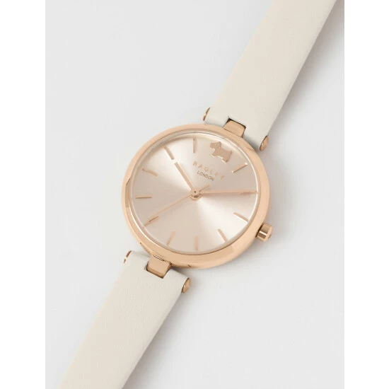 Radley Grey Leather Watch Women White Mix 8 Radley Grey Leather Watch Women White Mix - Image 6