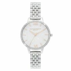 Olivia Burton Abstract Florals Silver Quartz Watch Women Silver Mix 8 Olivia Burton Abstract Florals Silver Quartz Watch Women Silver Mix -Casio Shop unnamed file 2053