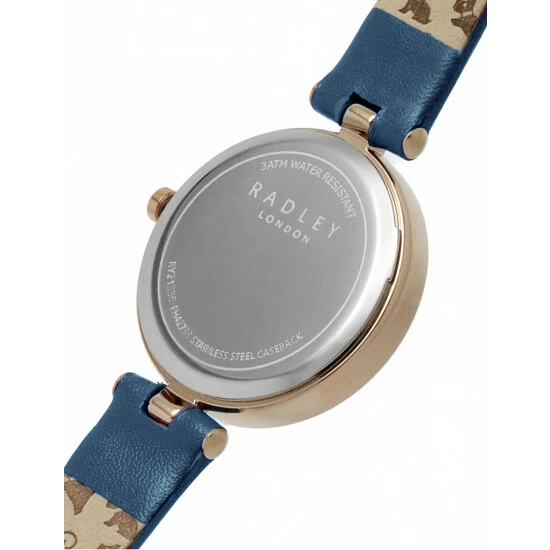 Radley Scottie Dog Blue Leather Watch Women Blue Mix 8 Radley Scottie Dog Blue Leather Watch Women Blue Mix - Image 6