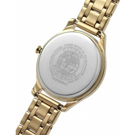 Citizen Eco-Drive Stainless Steel Watch Women Pink Mix 6 Citizen Eco-Drive Stainless Steel Watch Women Pink Mix - Image 4