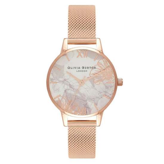 Olivia Burton Abstract Florals Rose Gold Quartz Watch Women Golden Rose 8 Olivia Burton Abstract Florals Rose Gold Quartz Watch Women Golden Rose - Image 6