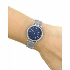 Skagen Lille Silver Stainless Steel Quartz Watch Women Silver Mix