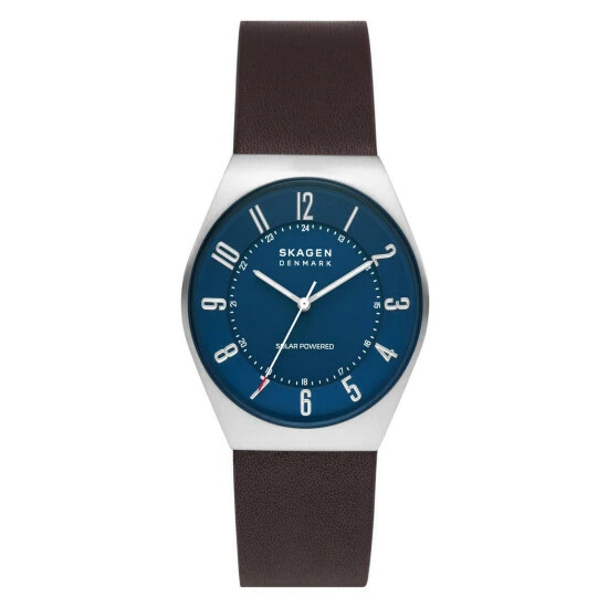 Skagen Grenen Brown Leather Watch Men Brown Mix 6 Skagen Grenen Brown Leather Watch Men Brown Mix - Image 4
