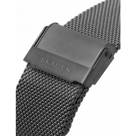 Skagen Melbye Silver Stainless Steel Watch Men Grey Mix 7 Skagen Melbye Silver Stainless Steel Watch Men Grey Mix - Image 5