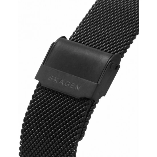 Skagen Anchor Chronograph Black Stainless Steel Watch Men Black Mix 4 Skagen Anchor Chronograph Black Stainless Steel Watch Men Black Mix - Image 2