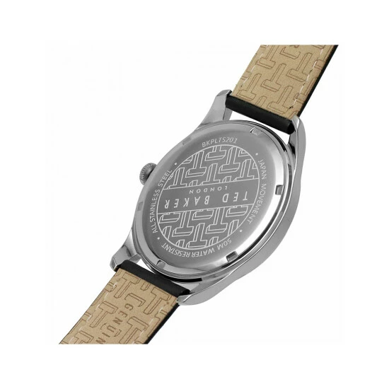 Ted Baker Leytonn Brogue Black Leather Watch Men 7 Ted Baker Leytonn Brogue Black Leather Watch Men - Image 5