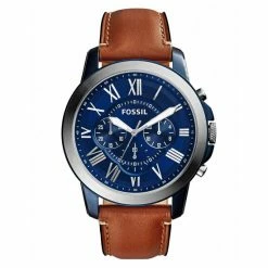 Fossil Grant Brown Leather Chronograph Quartz Watch Men Brown Mix -Casio Shop unnamed file 2205