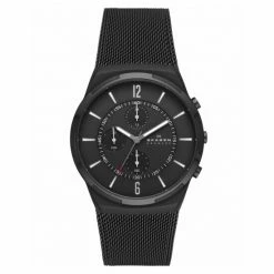 Skagen Melbye Chronograph Black Stainless Steel Watch Men Black Mix -Casio Shop unnamed file 2216