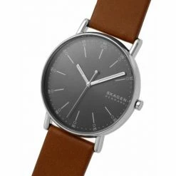 Skagen Signatur Brown Leather Watch Men Brown Mix -Casio Shop unnamed file 2235