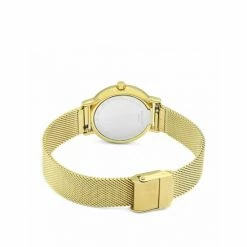 Skagen Signatur Classic Mesh Bracelet Watch Women Gold Mix