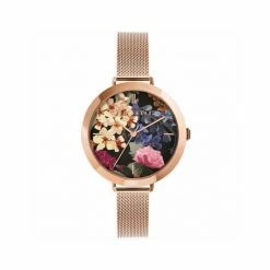 Ted Baker Ammy Floral Rose Gold Watch Women Black 11 Ted Baker Ammy Floral Rose Gold Watch Women Black -Casio Shop unnamed file 233