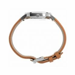 Timex Waterbury Classic Brown Leather Watch Men Black