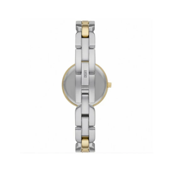 DKNY City Link Two Tone Watch Women Silver 3 DKNY City Link Two Tone Watch Women Silver