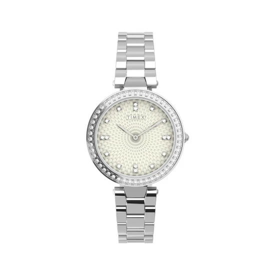 Timex City Collection Silver Watch Women 5 Timex City Collection Silver Watch Women - Image 3