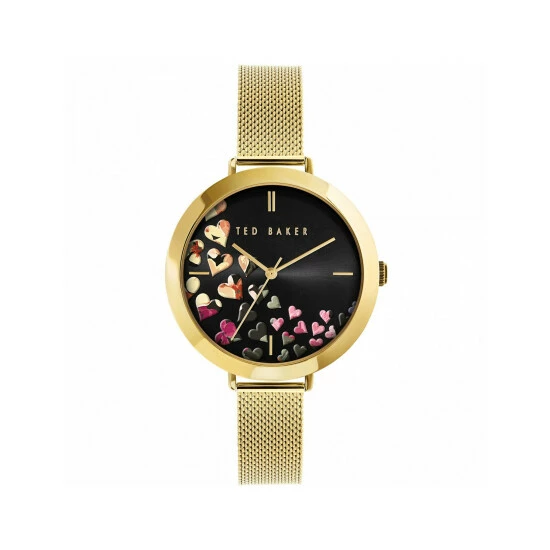 Ted Baker Ammy Hearts Gold Watch Women Black 5 Ted Baker Ammy Hearts Gold Watch Women Black - Image 3