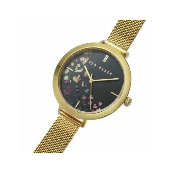 Ted Baker Ammy Hearts Gold Watch Women Black 6 Ted Baker Ammy Hearts Gold Watch Women Black - Image 4