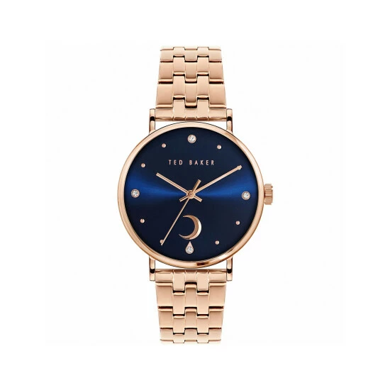 Ted Baker Phylipa Moon Gold Watch Women Blue 9 Ted Baker Phylipa Moon Gold Watch Women Blue - Image 7