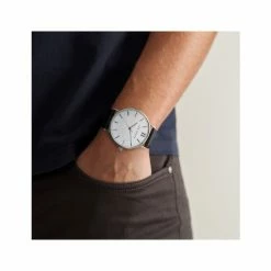 Ted Baker Phylipa Black Leather Watch Men White