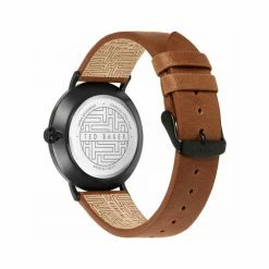 Ted Baker Phylipa Brown Leather Watch Men White