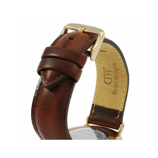 Daniel Wellington St Mawes Brown Leather Watch Women Black 4 Daniel Wellington St Mawes Brown Leather Watch Women Black - Image 2