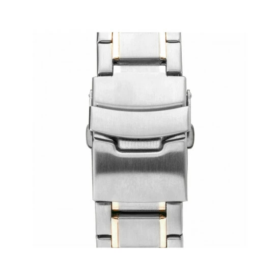 Accurist Two Tone Stainless Steel Watch Men Blue 3 Accurist Two Tone Stainless Steel Watch Men Blue